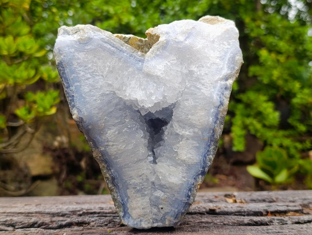 Natural Large Malawi Blue Lace Agate Specimen x 1 From Nsanje, Malawi