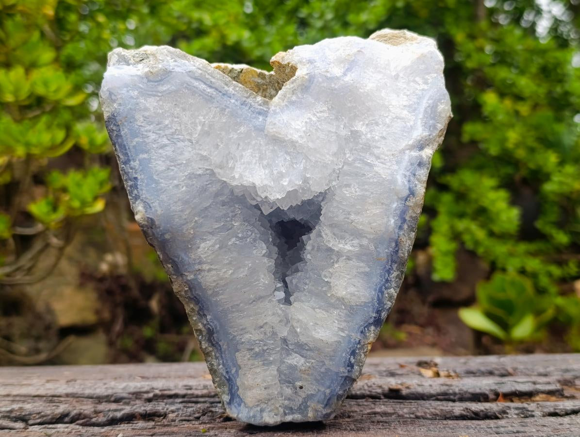 Natural Large Malawi Blue Lace Agate Specimen x 1 From Nsanje, Malawi