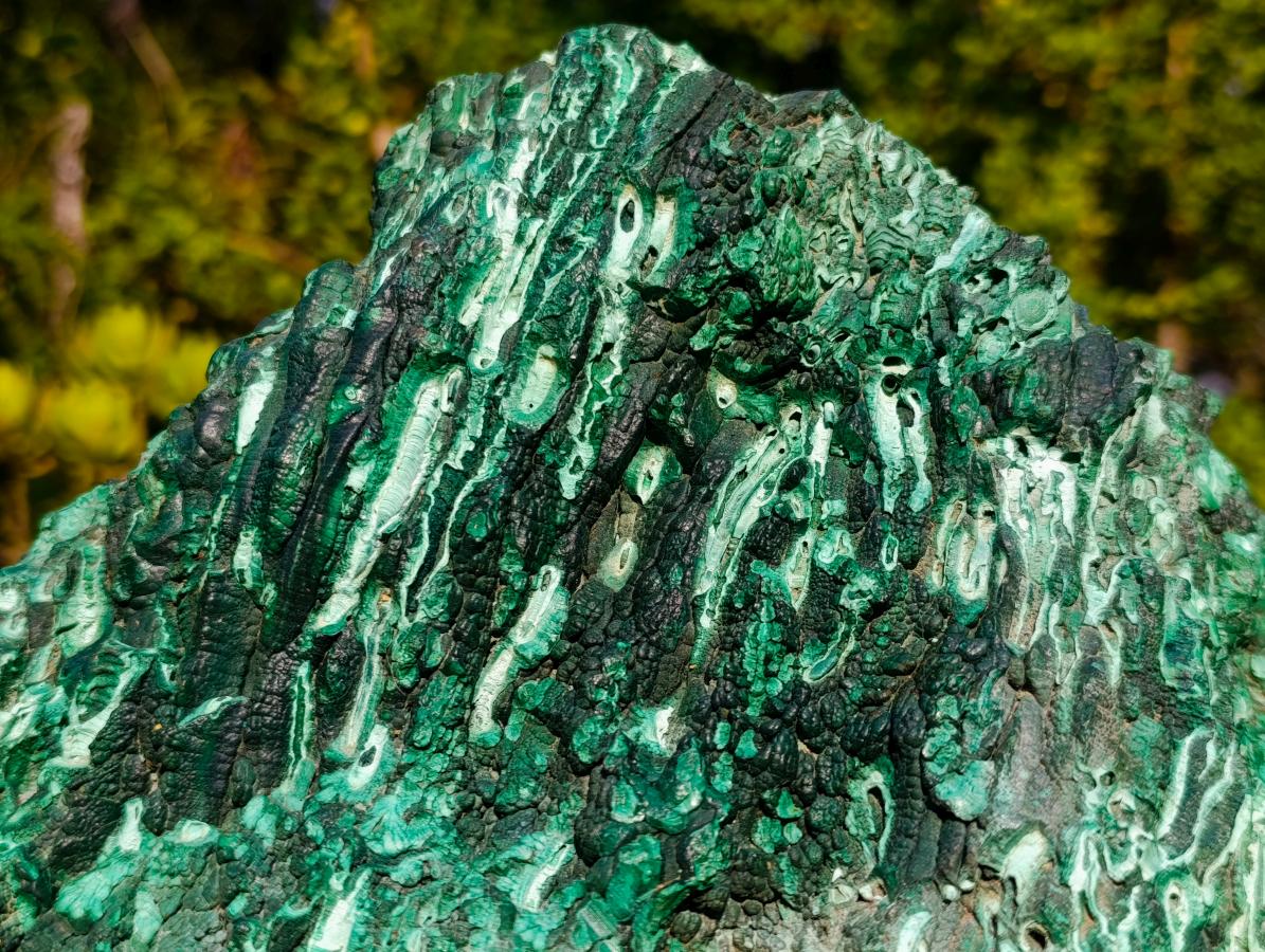 Hand Made Massive and Seriously Impressive Malachite Bowl x 1 From Kasompe, Congo