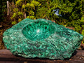 Hand Made Massive and Seriously Impressive Malachite Bowl x 1 From Kasompe, Congo