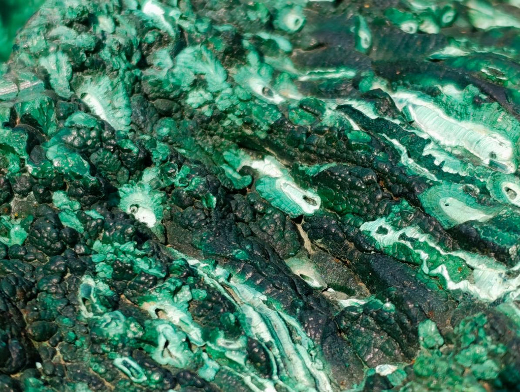 Hand Made Massive and Seriously Impressive Malachite Bowl x 1 From Kasompe, Congo