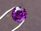 Polished Set of 3 Amethyst Faceted Gemstones x 1 From Zambia
