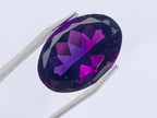 Polished Set of 3 Amethyst Faceted Gemstones x 1 From Zambia