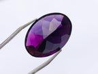 Polished Set of 3 Amethyst Faceted Gemstones x 1 From Zambia