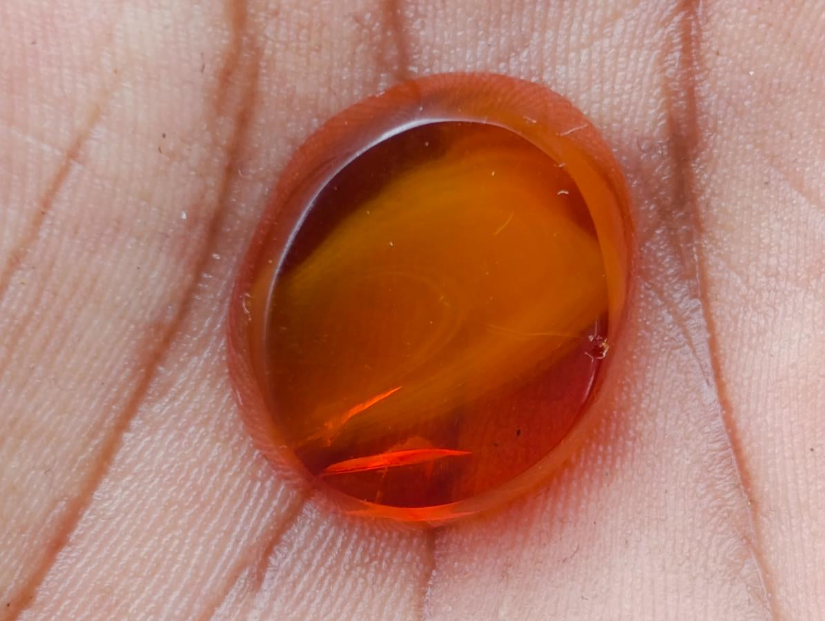 Polished Gorgeous Baltic Amber Jewellery Free Form x 1 From Poland