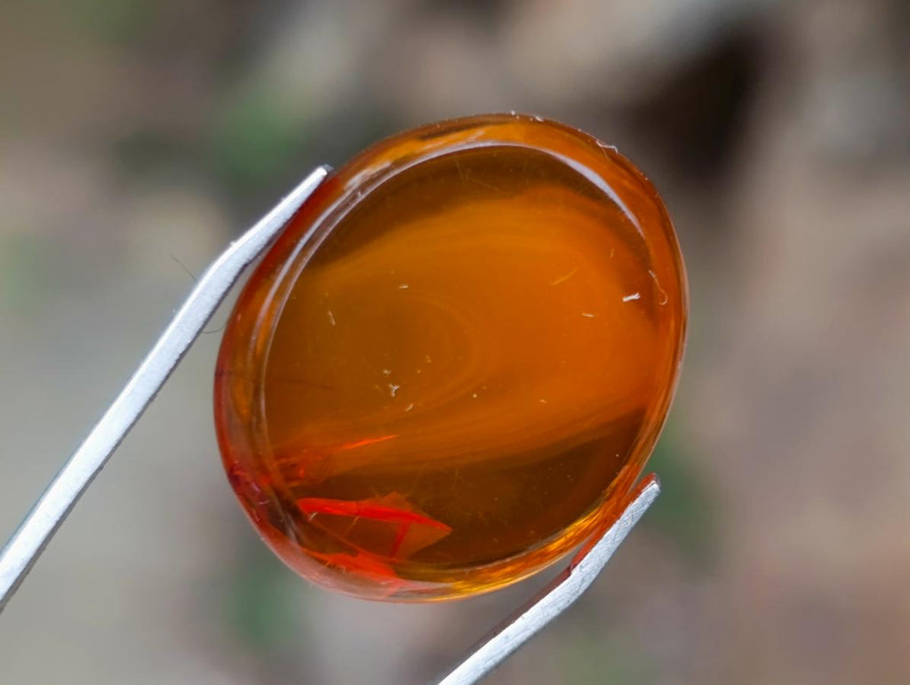 Polished Gorgeous Baltic Amber Jewellery Free Form x 1 From Poland