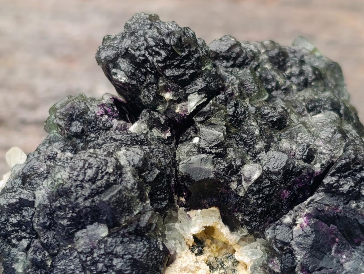 Natural Stacked Cubic Green and Blue Fluorite Specimen x 1 From Erongo, Namibia