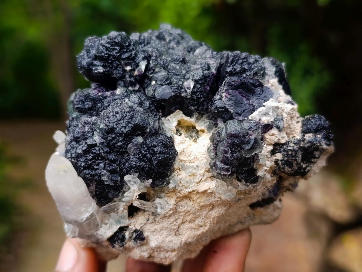 Natural Stacked Cubic Green and Blue Fluorite Specimen x 1 From Erongo, Namibia
