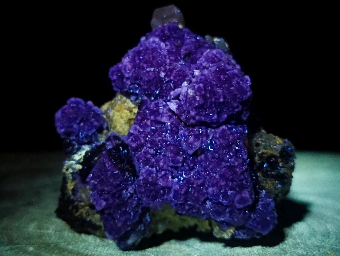 Natural Stacked Cubic Green and Blue Fluorite Specimen x 1 From Erongo, Namibia