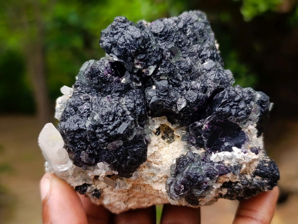 Natural Stacked Cubic Green and Blue Fluorite Specimen x 1 From Erongo, Namibia