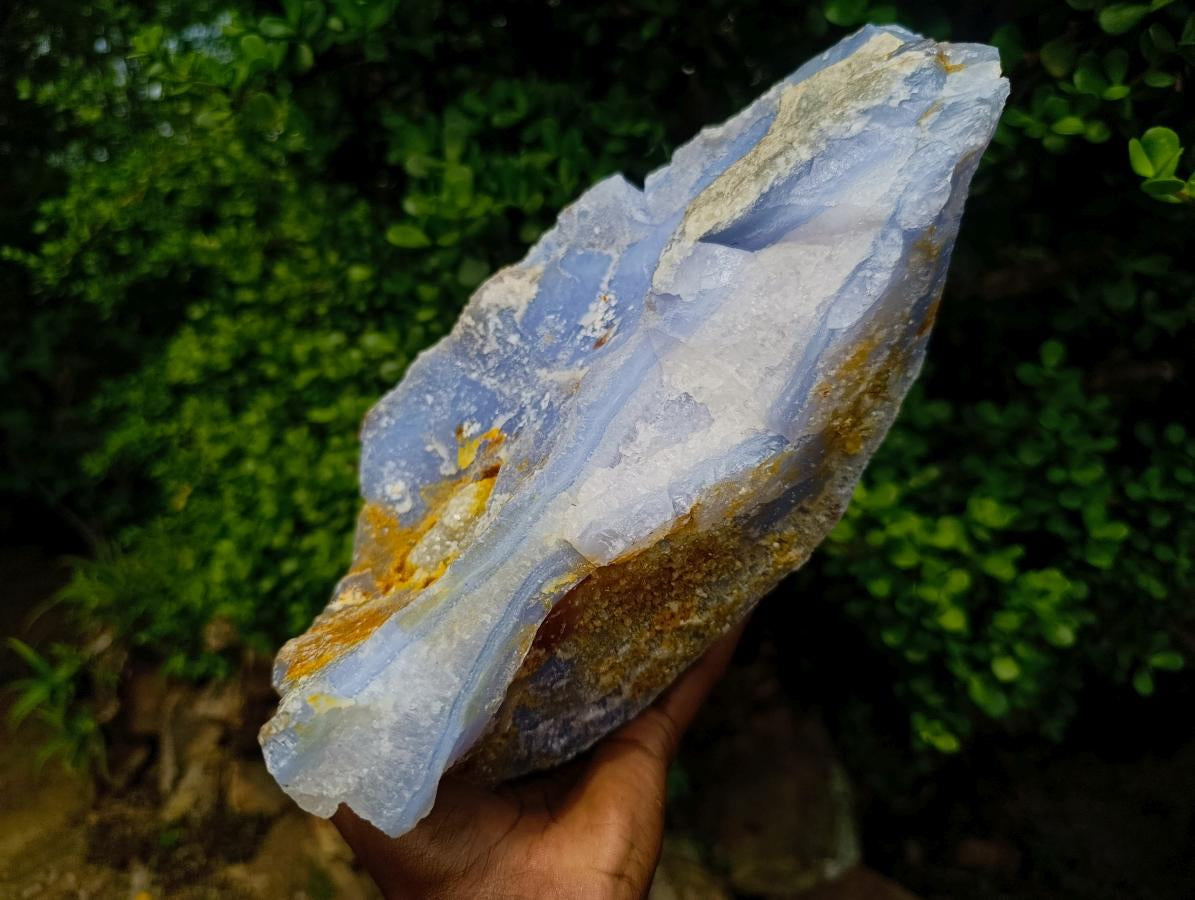 Natural Giant Blue Chalcedony specimen x 1 From Nsanje, Malawi