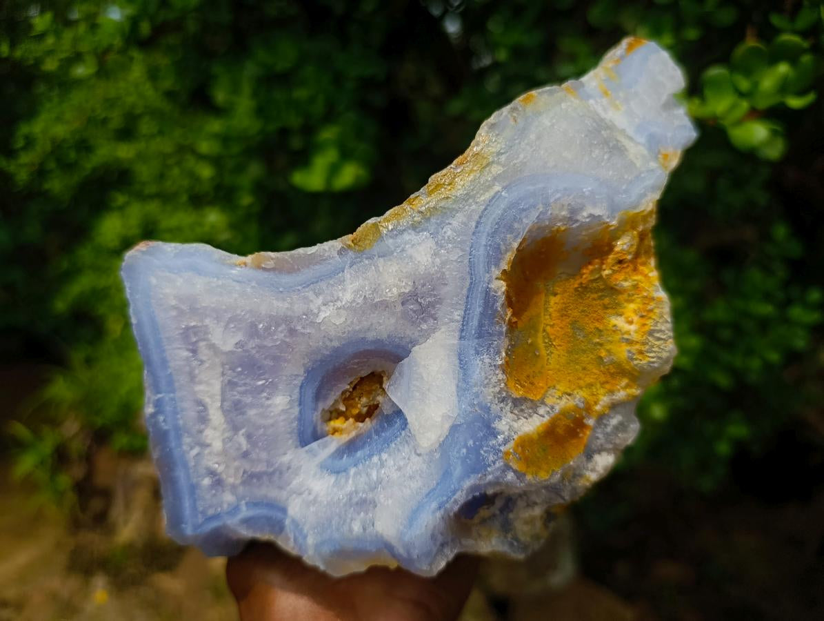 Natural Giant Blue Chalcedony specimen x 1 From Nsanje, Malawi