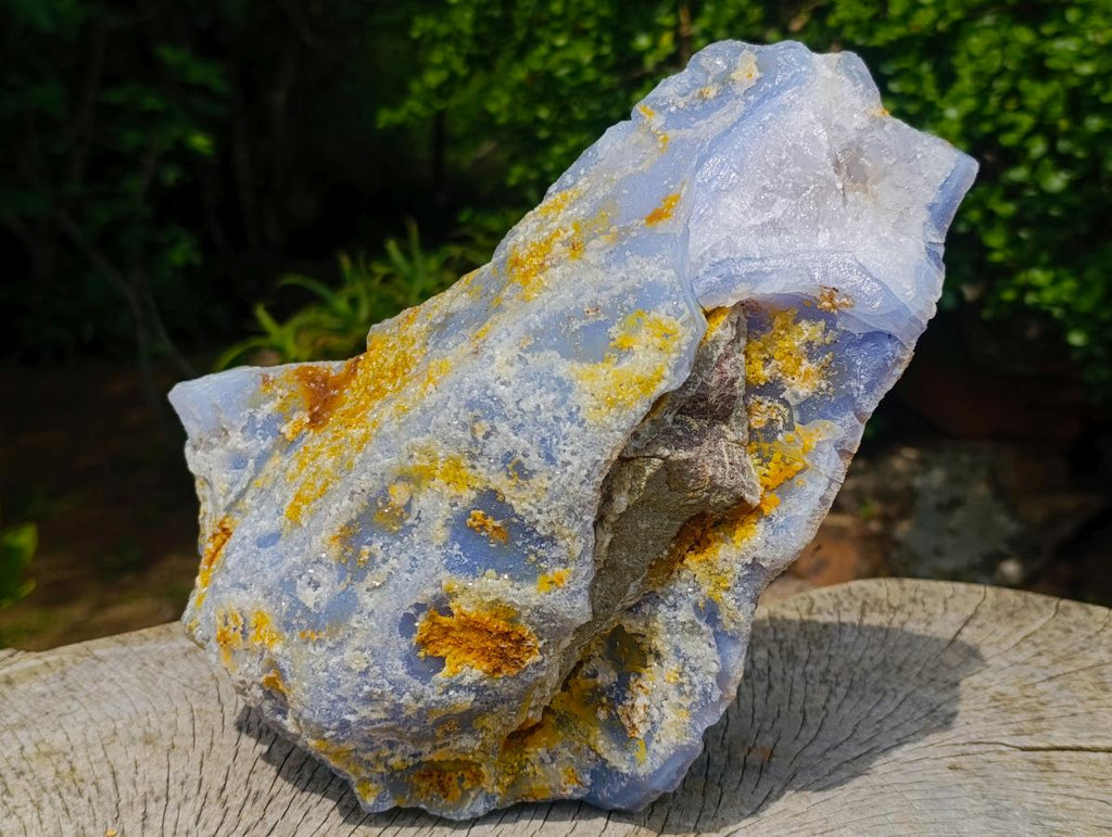 Natural Giant Blue Chalcedony specimen x 1 From Nsanje, Malawi