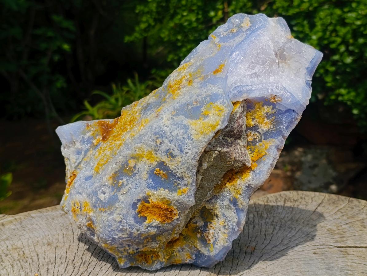 Natural Giant Blue Chalcedony specimen x 1 From Nsanje, Malawi