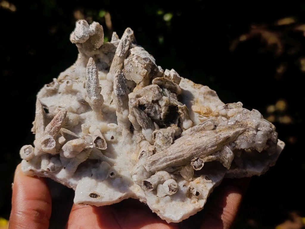Natural Sceptre Like Fine Drusy Quartz Coated Calcite Specimen x 1 From Albert's Mountain, Lesotho