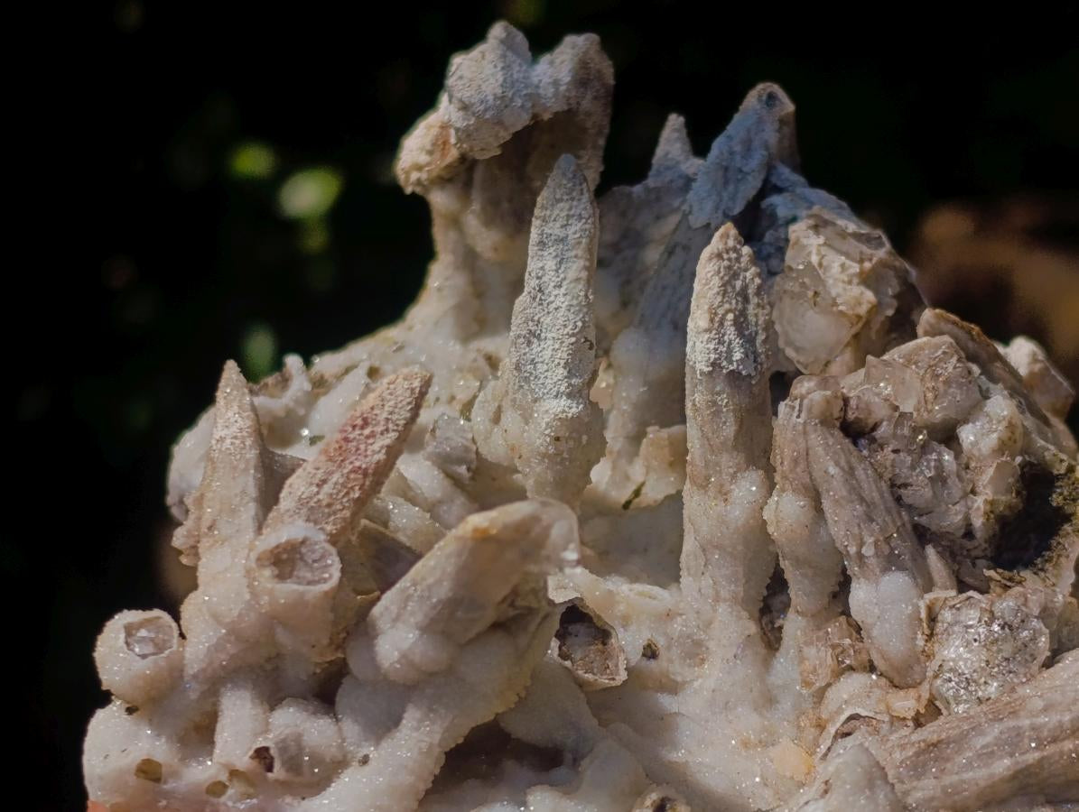 Natural Sceptre Like Fine Drusy Quartz Coated Calcite Specimen x 1 From Albert's Mountain, Lesotho