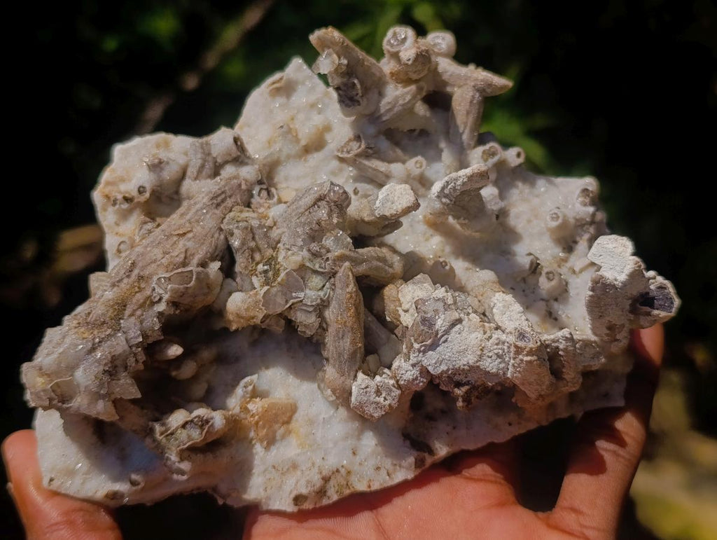 Natural Sceptre Like Fine Drusy Quartz Coated Calcite Specimen x 1 From Albert's Mountain, Lesotho