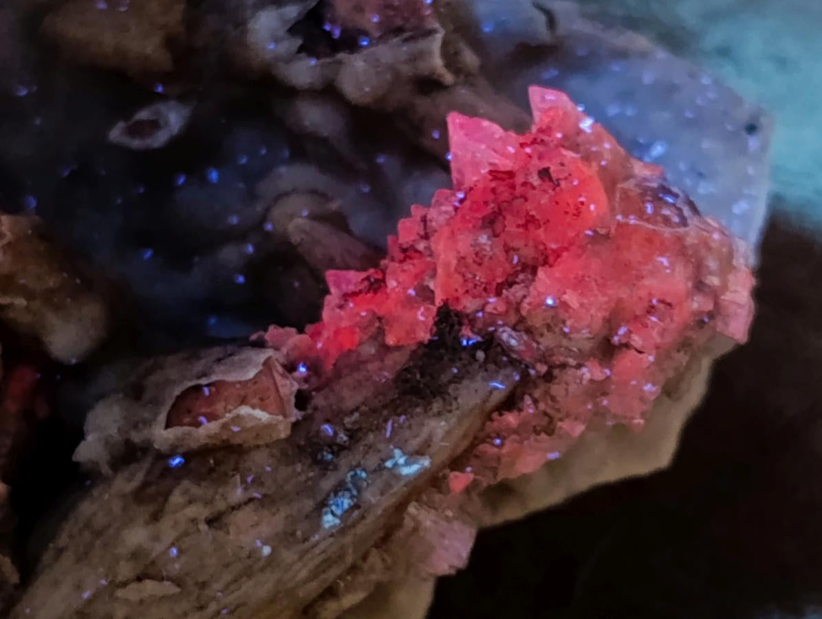 Natural Sceptre Like Fine Drusy Quartz Coated Calcite Specimen x 1 From Albert's Mountain, Lesotho