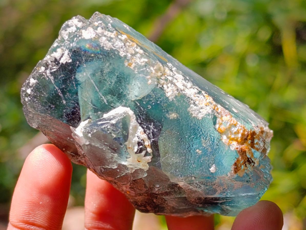 Natural Mixed Collectors Set of 6 African Minerals in a Wooden Display Box x 1 From Southern Africa
