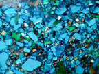 Polished Bright Silica Chrysocolla, Azurite and Malachite Conglomerate Sphere x 1 From Congo