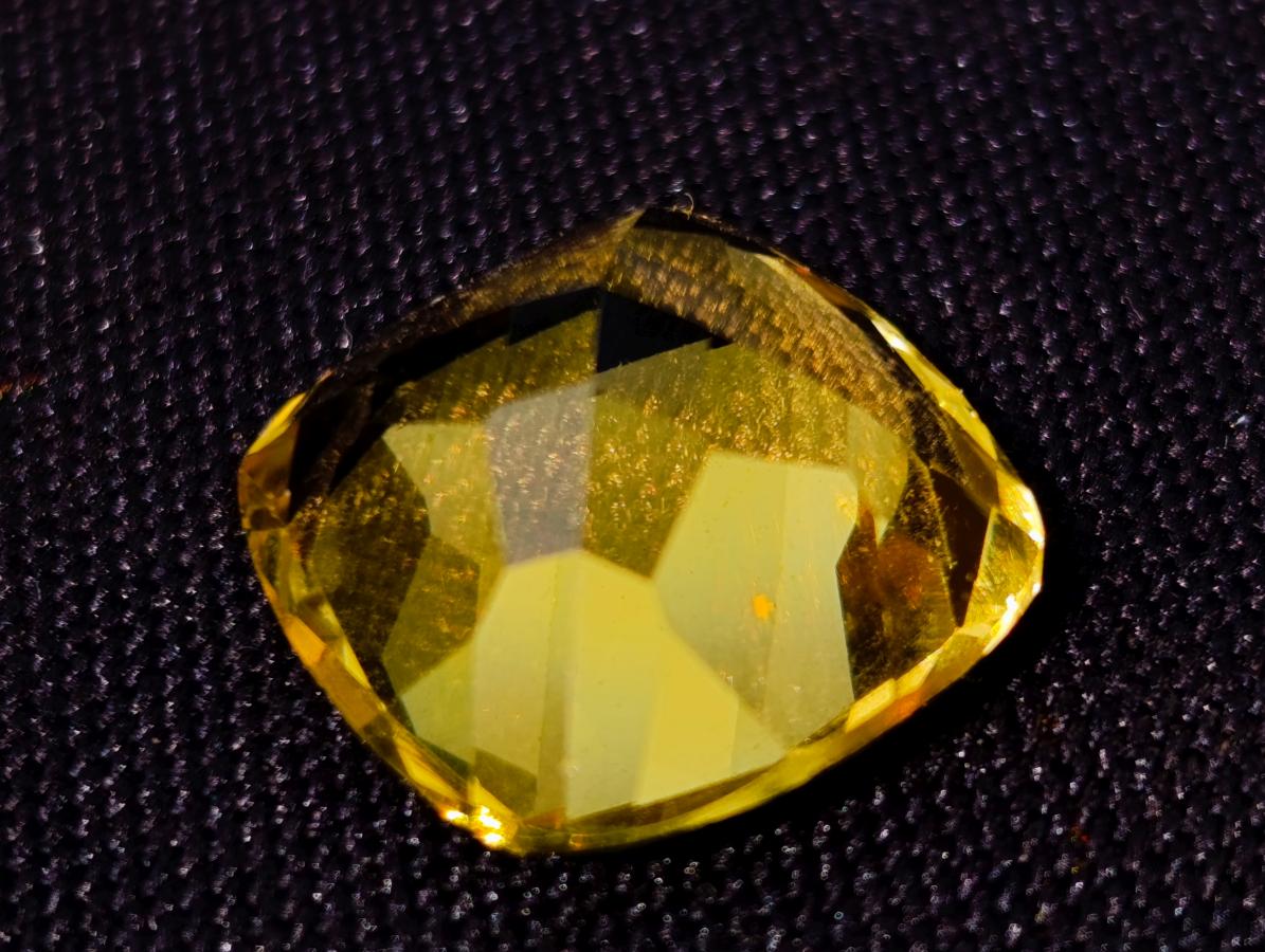 Polished Huge Exquisite Citrine Faceted Stone x 1 From Congo