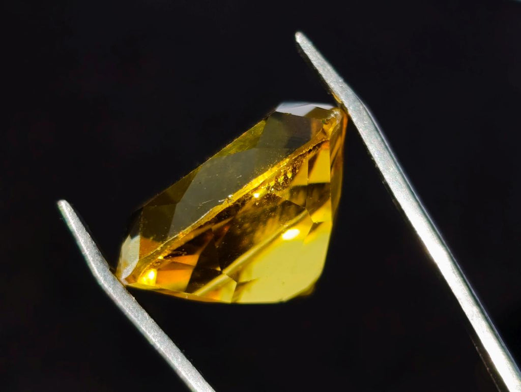 Polished Huge Exquisite Citrine Faceted Stone x 1 From Congo