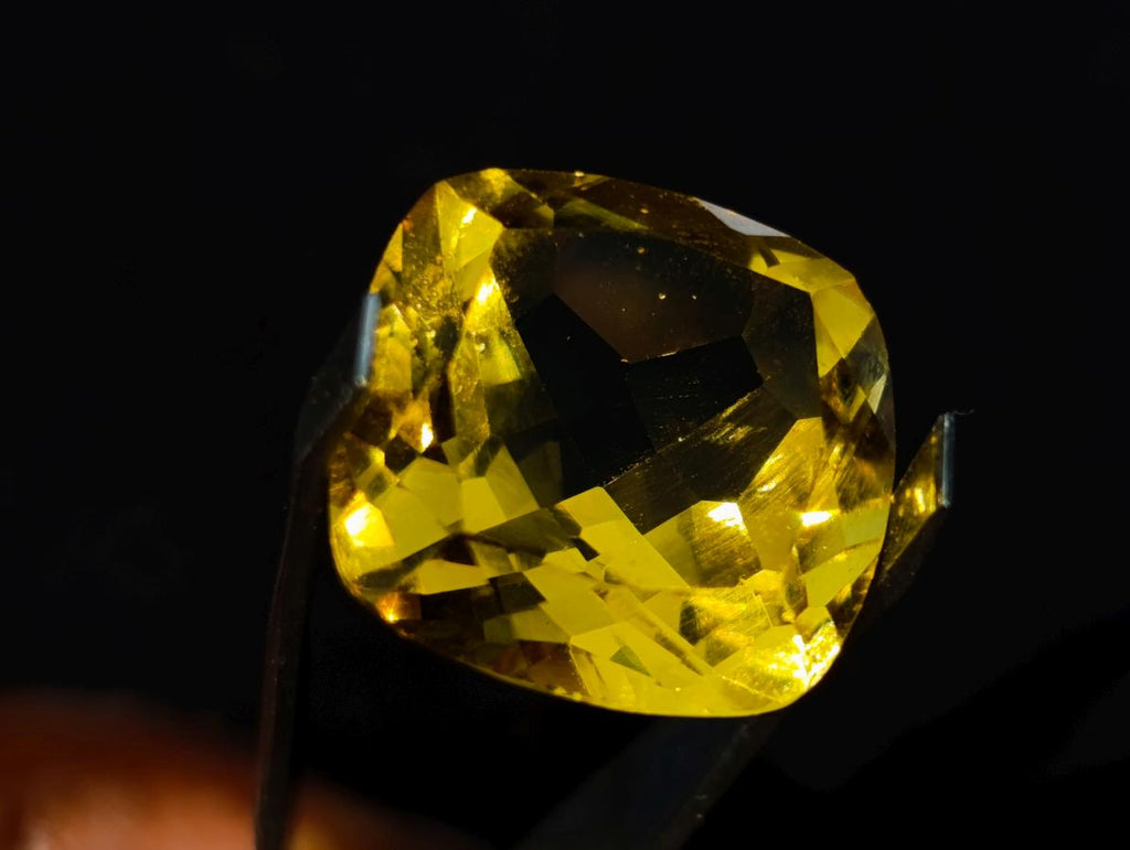 Polished Huge Exquisite Citrine Faceted Stone x 1 From Congo