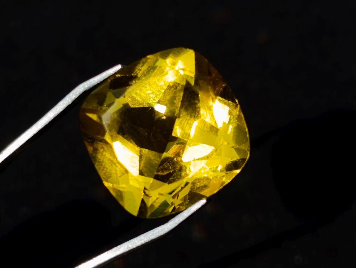 Polished Huge Exquisite Citrine Faceted Stone x 1 From Congo