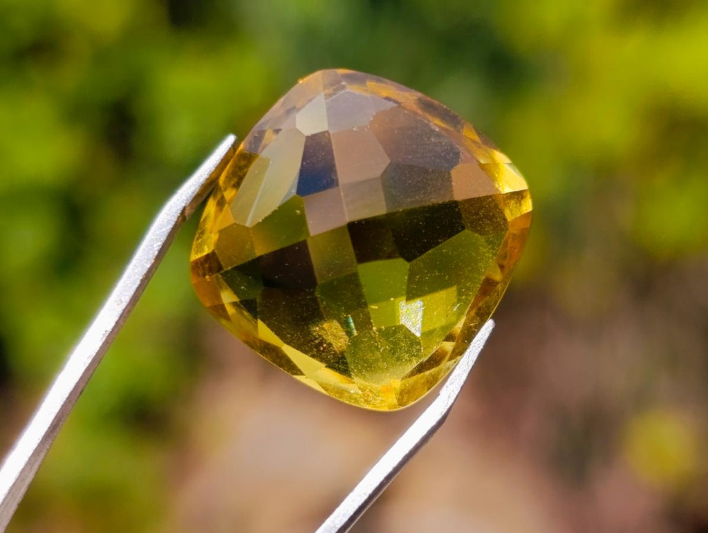 Polished Huge Exquisite Citrine Faceted Stone x 1 From Congo