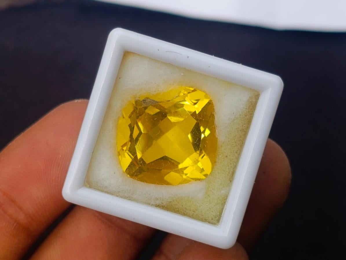 Polished Huge Exquisite Citrine Faceted Stone x 1 From Congo