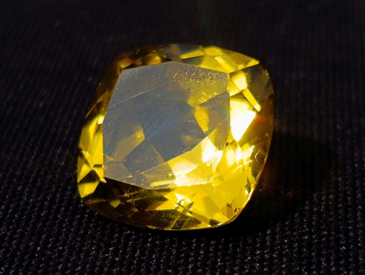 Polished Huge Exquisite Citrine Faceted Stone x 1 From Congo