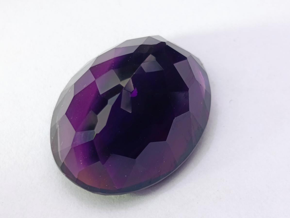 Polished Faceted Brandberg Phantom Amethyst Crystal x 1 From Brandberg, Namibia
