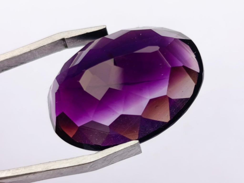 Polished Faceted Brandberg Phantom Amethyst Crystal x 1 From Brandberg, Namibia