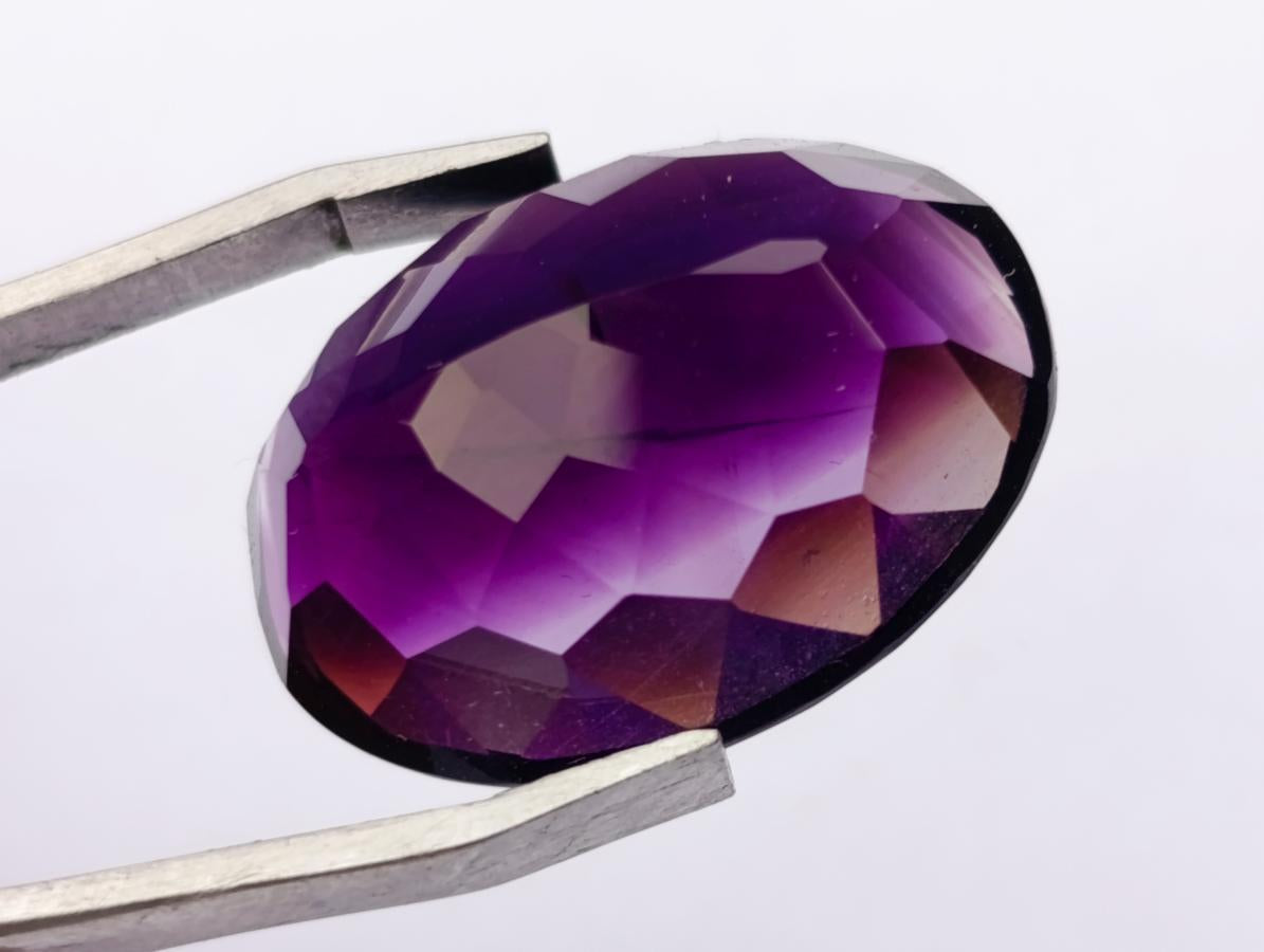 Polished Faceted Brandberg Phantom Amethyst Crystal x 1 From Brandberg, Namibia