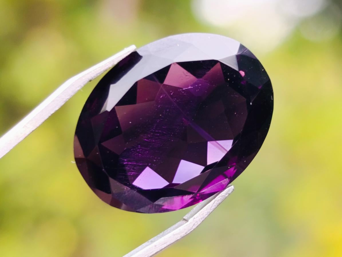 Polished Faceted Brandberg Phantom Amethyst Crystal x 1 From Brandberg, Namibia