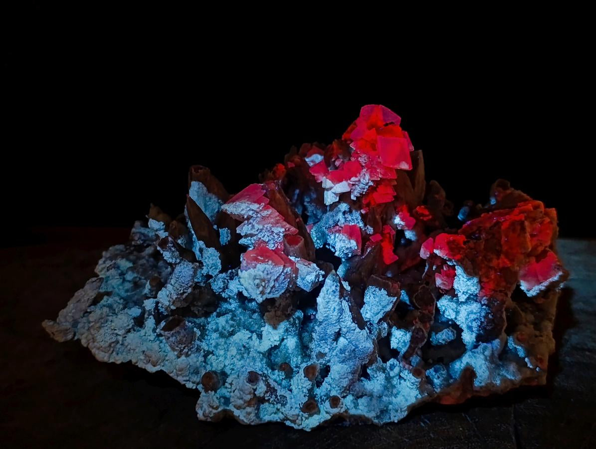 Natural Rare and Classic Large Lesotho Fluorescent Multi Calcite Specimen x 1 From Albert's Mountain, Lesotho