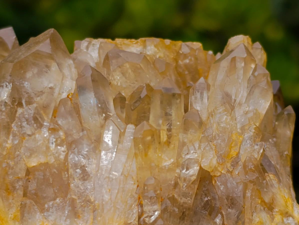 Natural Yellow Citrine Cascading Crystal Cluster x 1 From Luena, Congo