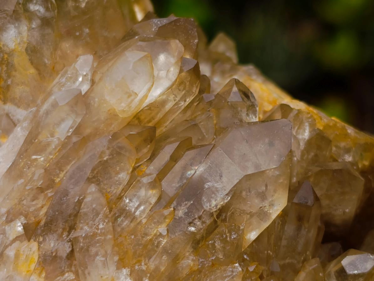 Natural Yellow Citrine Cascading Crystal Cluster x 1 From Luena, Congo