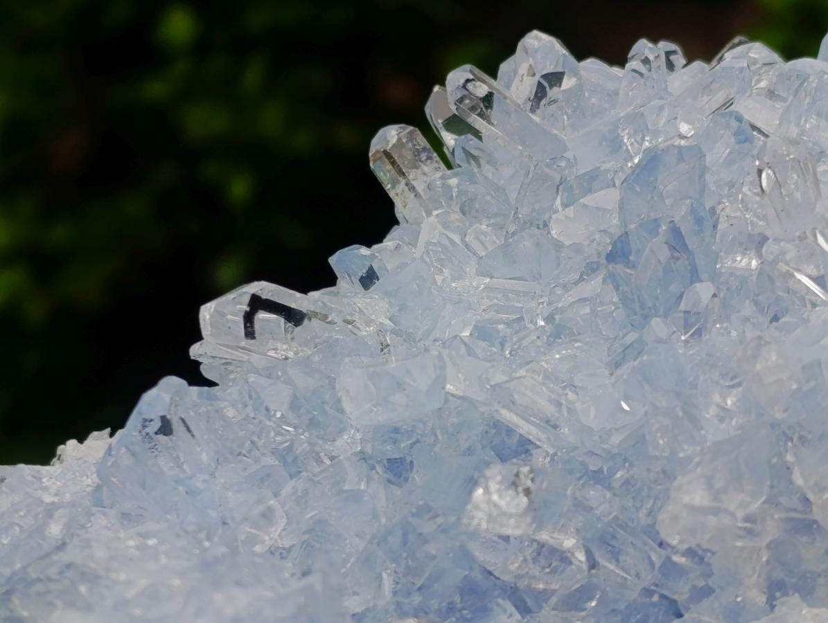 Natural Acicular Ice Blue Celestite Crystal Plate x 1 From Sakoany, Madagascar