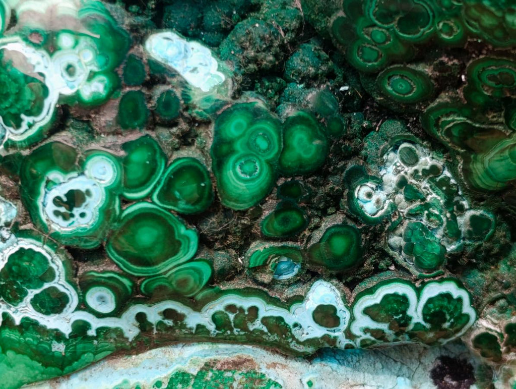 Polished Malachite and Chrysocolla Malacolla Display Piece x 1 From Kulukuluku, Congo