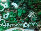 Polished Malachite and Chrysocolla Malacolla Display Piece x 1 From Kulukuluku, Congo