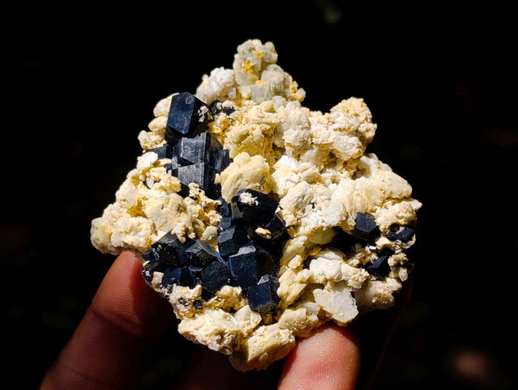 Natural Mixed Collectors Set of 6 African Minerals in a Wooden Display Box x 1 From Southern Africa