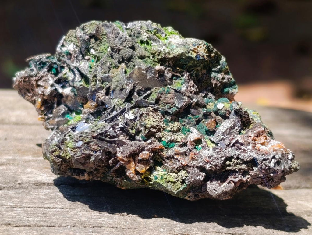 Natural Ultra Rare Olivenite and Duftite Specimen x 1 From Tsumeb, Namibia