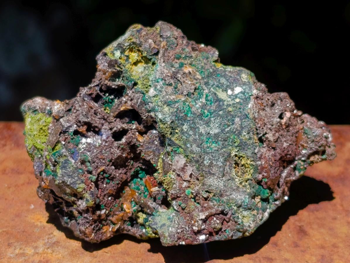 Natural Ultra Rare Olivenite and Duftite Specimen x 1 From Tsumeb, Namibia