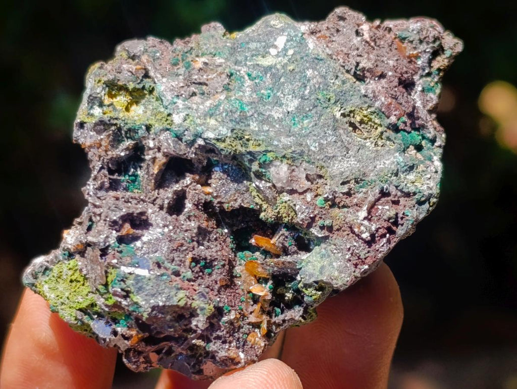 Natural Ultra Rare Olivenite and Duftite Specimen x 1 From Tsumeb, Namibia