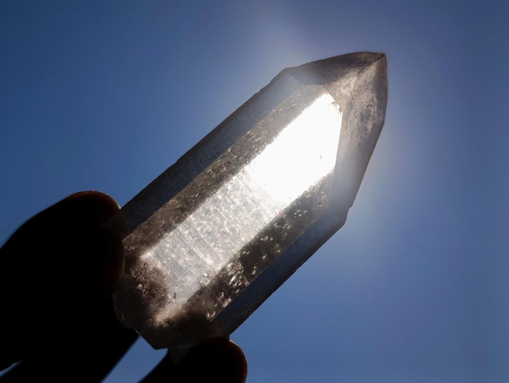 Polished Pair of Interesting Clear Quartz Crystals x 1 From Madagascar