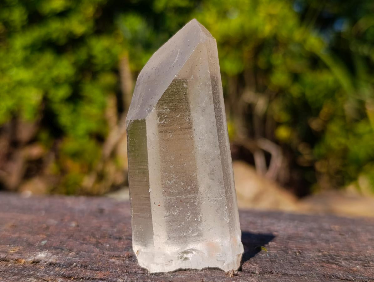 Polished Pair of Interesting Clear Quartz Crystals x 1 From Madagascar