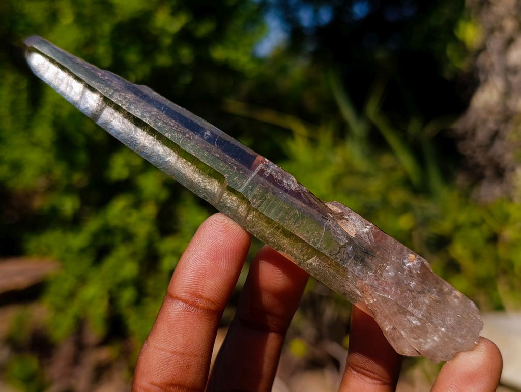 Polished Pair of Interesting Clear Quartz Crystals x 1 From Madagascar