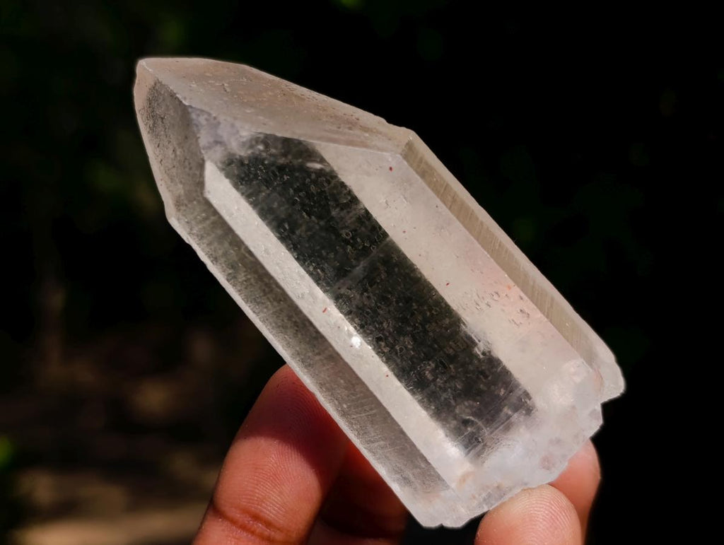 Polished Pair of Interesting Clear Quartz Crystals x 1 From Madagascar