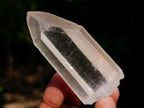 Polished Pair of Interesting Clear Quartz Crystals x 1 From Madagascar